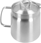 Stainless Steel Oil Filter Pot, Home Oil Fryer Strainer, Stainless Steel Oil - Image 9
