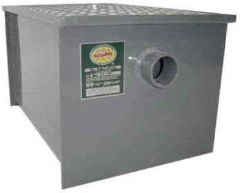Commercial Carbon Steel Grease Trap Interceptor 40lb by ExpressKitchQuip