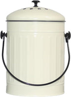 Markson Compost Bin with Airflow Lid and Charcoal Filter 1.5 Gallon Metal - Image 2