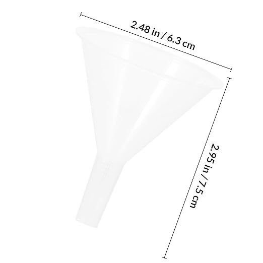 Veemoon 20pcs Short Stem Lab Funnels 60mm - Image 2