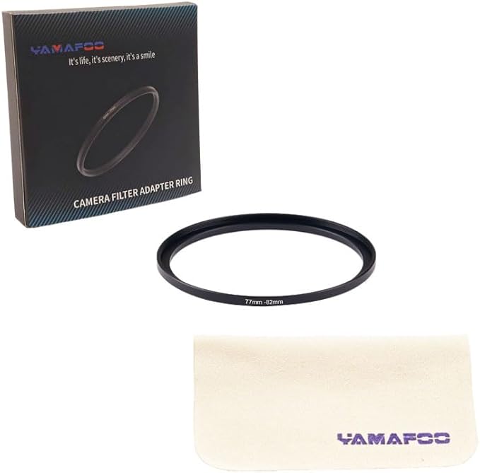 YAMAFOO 77mm to 82mm Step-Up Ring/Step Down Rings Filter Adapter - Image 2