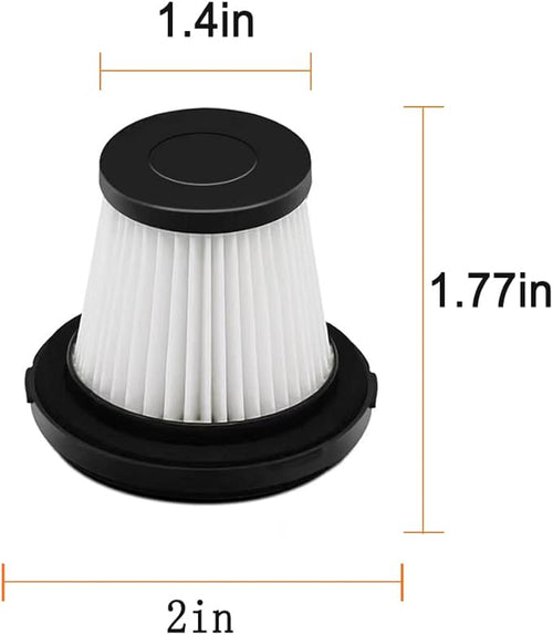 2 Pcs Bed Vacuum Cleaner Filters, Replacement Filter Compatible - Image 2