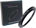 YAMAFOO 43mm to 52mm Step-Up Ring/Step Down Rings Filter Adapter by YAMAFOO