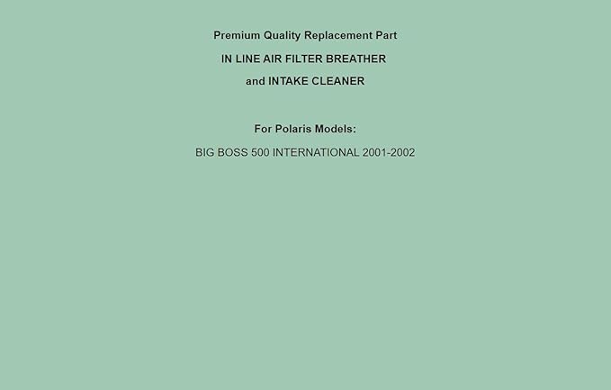 Generic Replacement In Line Air Breather Intake Filter - Image 4