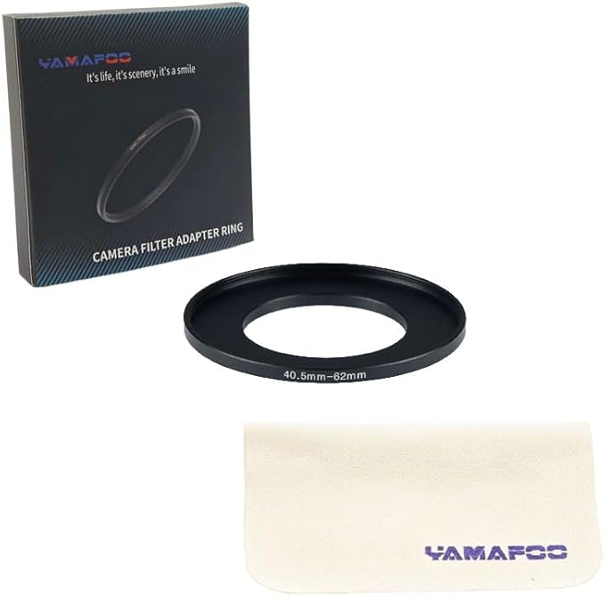 YAMAFOO 40.5mm to 62mm Step-Up Ring/Step Down Rings Filter Adapter - Image 2