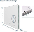 Illuminated LED Bathroom Mirror, Wall Mounted Backlit Makeup Vanity Mirror - Image 7