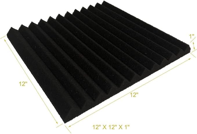96 Pack Allxinlog Absorb the echo Acoustic Foam Panel Wedge Studio - Image 4