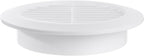 White 4" Inch Round Ventilation Grille - Image 7