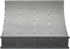 CT Copper Tailor Sloped Copper Vent Hood Island Mount, 1260 CFM Exhaust Fan by CTCopperTailor