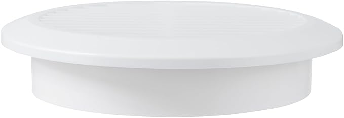 White 6" Inch Round Ventilation Grille - Image 7