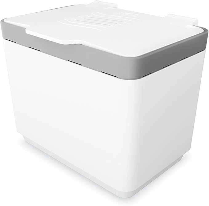 Glad Compost Bin for Kitchen, 1.5 Gallon | Plastic Container by GladTrashFoodStorage