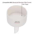 stonylab Quantitative Filter Paper Circles, 3-Box 94 mm Diameter Cellulose - Image 2