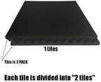 96 Pack Allxinlog Absorb the echo Acoustic Foam Panel Wedge Studio - Image 6