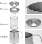 Stainless Steel Oil Filter Pot, Home Oil Fryer Strainer, Stainless Steel Oil - Image 7