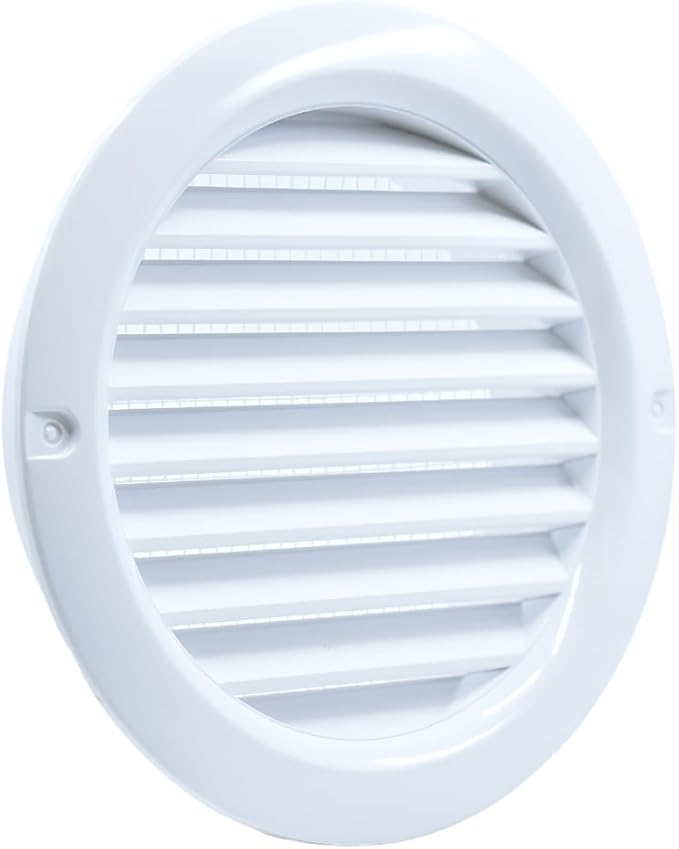 VENTS-US - 4" White Round Plastic Vent Cover - Compatible with 4 Inch Diameter - Image 5