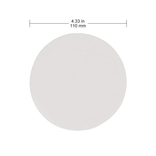 Labasics Qualitative Filter Paper Circles, 110 mm Diameter Cellulose Filter - Image 3