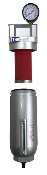 1/2" NPT Industrial Coalescing 0.01u Micron Filter Removes 99.98% of Oil - Image 2