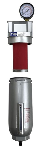 1" NPT Industrial Coalescing 0.01u Micron Filter Removes 99.98% of Oil - Image 2