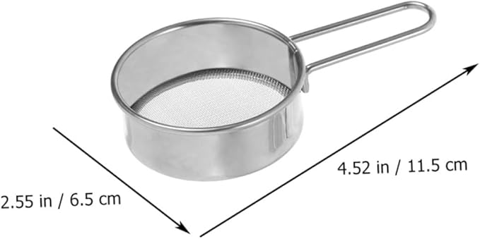 Luxshiny 2pcs Stainless Steel Flour Sieve - Image 6