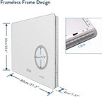 Illuminated LED Bathroom Mirror, Wall Mounted Backlit Makeup Vanity Mirror - Image 8