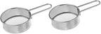 Healifty 2Pcs Stainless Steel Powder Sugar Sifter Baking Flour Sieve by Healifty