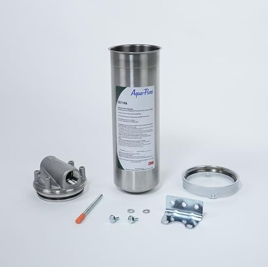 3M Aqua-Pure Whole House Std. Dia. Stainless Steel Filter Housing SST1HA. Heavy - Image 6