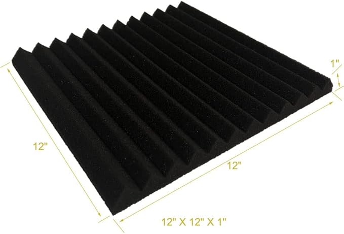96 Pack Allxinlog Absorb the echo Acoustic Foam Panel Wedge Studio - Image 5