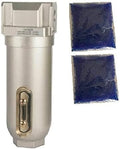 3/4" Compressed Air In Line Filter Desiccant Dryer Moisture Water Separator New by I.E.E