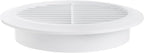 White 5" Inch Round Ventilation Grille - Image 7