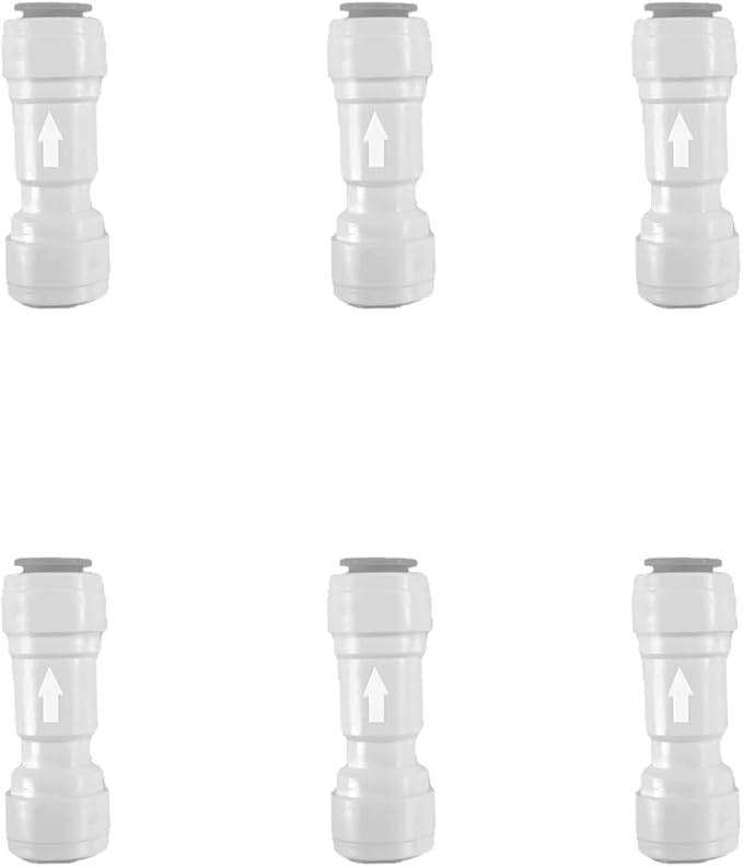 NSF 1/4" One Way Check Valve for Water Line 1/4" Reverse Osmosis Water Filter by Unknown