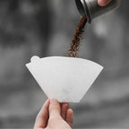 #4 White Paper Filters, Coffee Filter #4 Cone Paper Filters 8-12 Cups, by WelcometoBuRuiJi