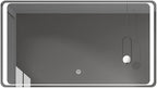 Backlit LED Illuminated Bathroom Mirror by Unknown