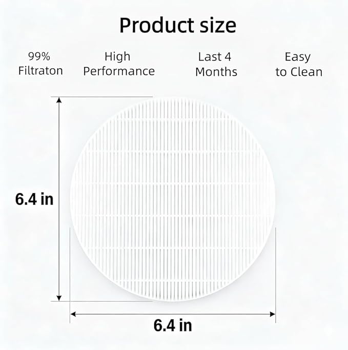4 Pack Nail Dust Collector Replacement Filter, Compatible - Image 4