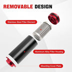 BARTOO Universal 50MM 100 Micron Inline Fuel Filter - Image 2