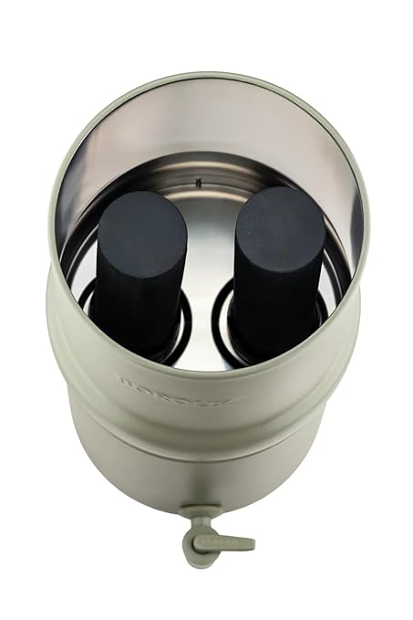 Boroux Compact Gravity-Fed Countertop Stainless Steel Water Filter System | 1.8 - Image 2