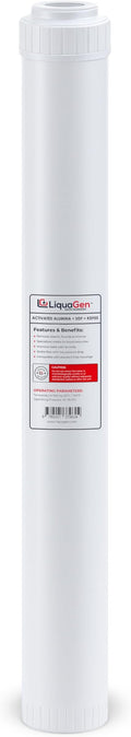 LiquaGen Activated Alumina + Carbon + KDF-55 Replacement Water Filter Cartridge by LiquaGen