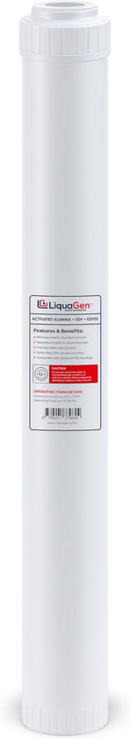LiquaGen Activated Alumina + Carbon + KDF-55 Replacement Water Filter Cartridge by LiquaGen
