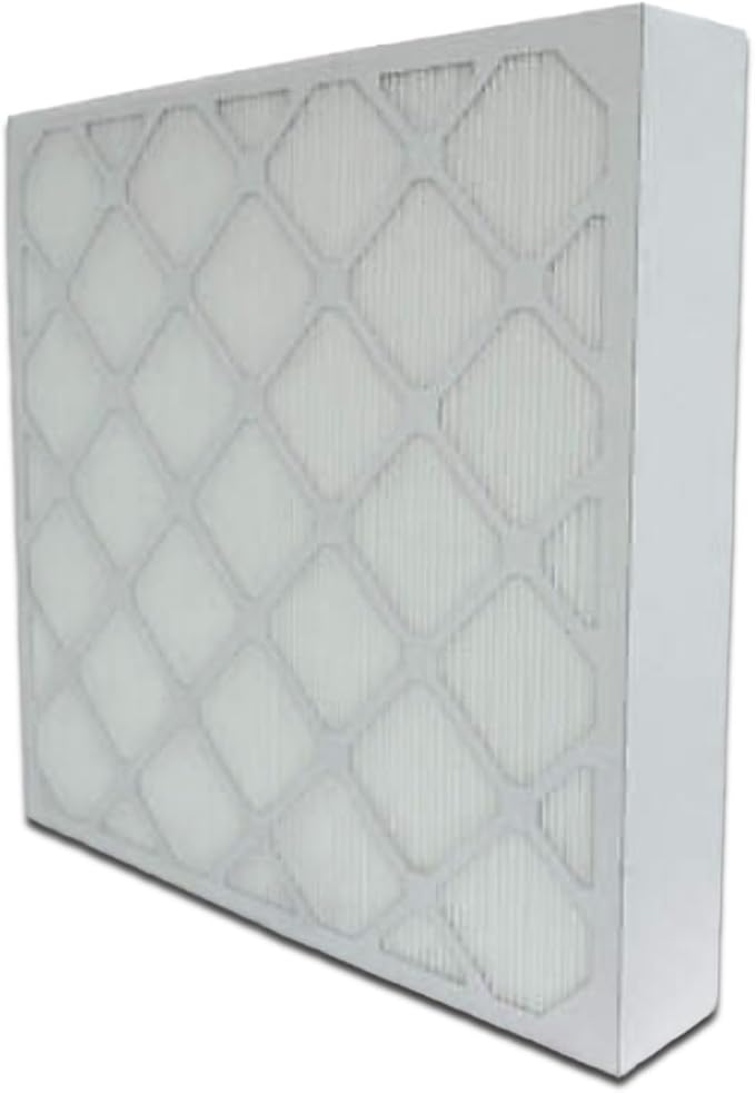 24x24x1 Mini-Pleat Synthetic Panel Air Filter – 1” Beverage Board Frame – MERV by AccuraFil