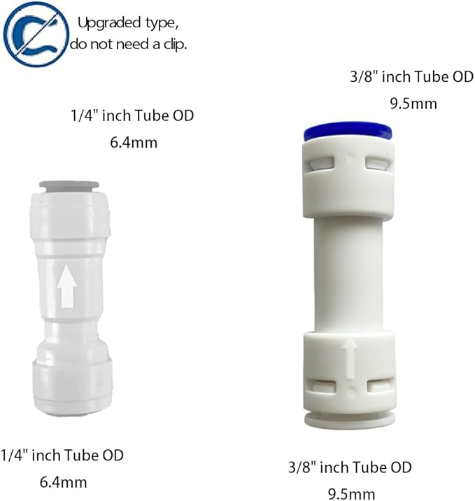 NSF 1/4" & 3/8" One Way Check Valve - Image 2