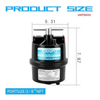 NANPU 3/8" NPT Sub-Micronic Compressed Air Filter Kit – 0.01 Micron Filtration - Image 2