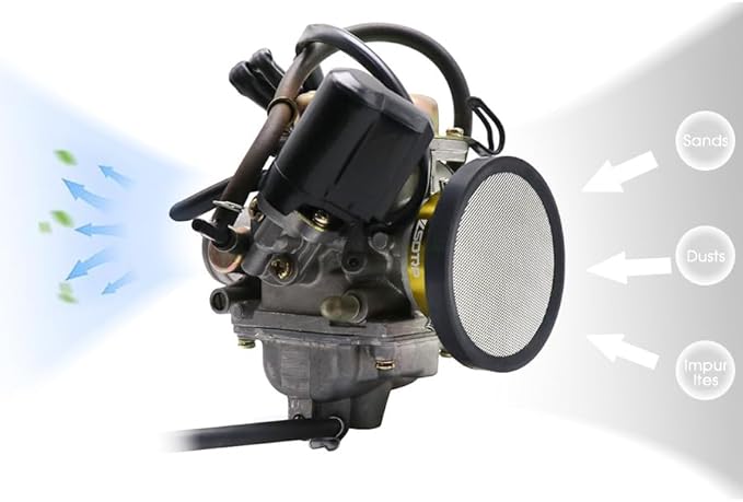 Carburetor Carb Velocity Stack 44mm Air Cleaner Filter Modified Trumpet - Image 5
