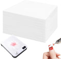 400 Sheets Professional Nail Dust Collector Filter Paper Sheets, PP Material by Unknown