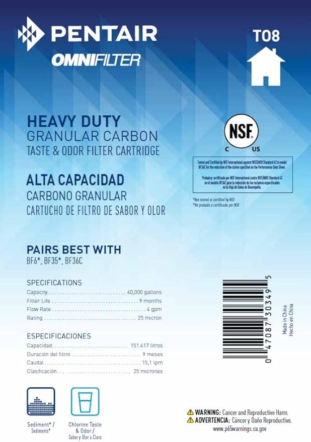 Pentair OMNIFilter TO8 Carbon Water Filter, 25 Micron | - Image 5