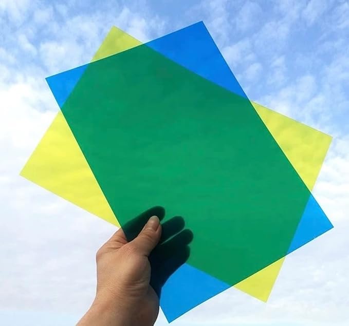 20 Pack Gel Light Filter Color Correction Colored Overlays Transparent Color - Image 4