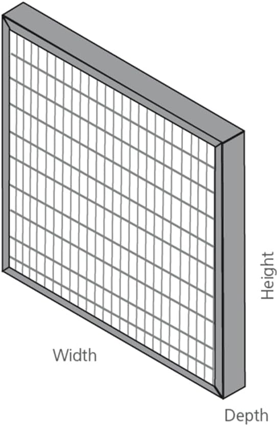16x24x4 Mini-Pleat Synthetic Panel Air Filter – 4” – Box Plastic Frame – MERV - Image 5