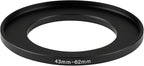 43-62mm Metal Step-Up Ring Adapter Compatible - Image 2