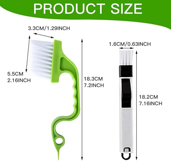 UPKOCH Window Groove Cleaning Brush Set 8pcs Window Gap Scrubber Brushes Dust - Image 2
