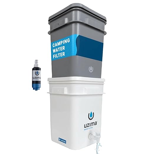 Uzima UZ-2 Camping Water Filter and Drinking Water Filter System, Portable by Uzima
