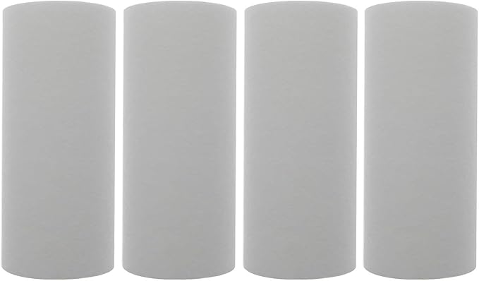 Tier1 10 Micron 10 Inch x 4.5 Inch | 4-Pack Spun Wound Polypropylene Whole by Tier1