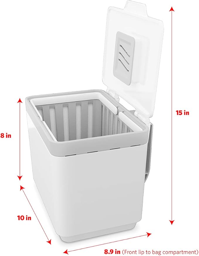Glad Compost Bin for Kitchen, 1.5 Gallon | Plastic Container - Image 6